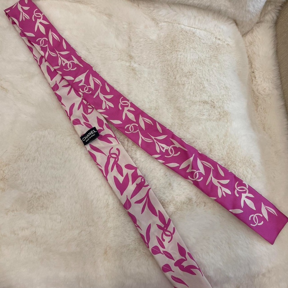 Chanel silk scarf